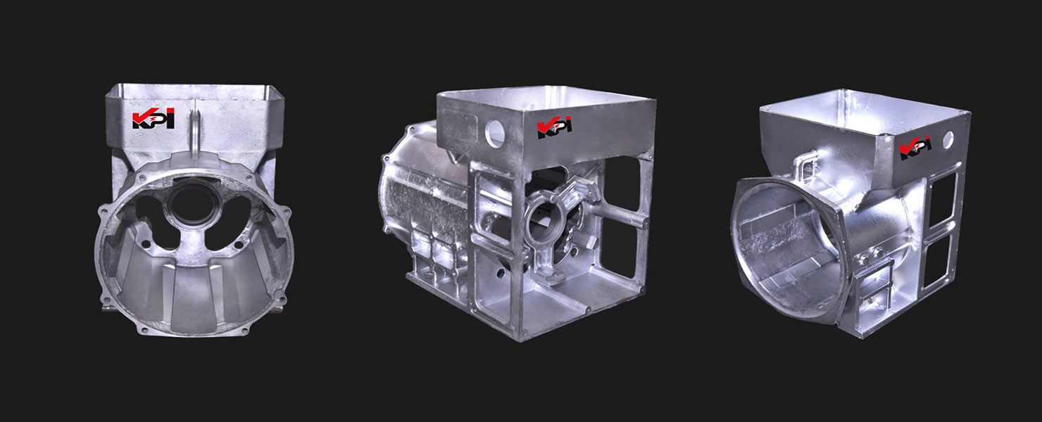 Shree Khodal Power Industries Shell Moulding Parts of Generator Aluminium Alternator Gravity Dia Cast Body Manufacturers Rajkot